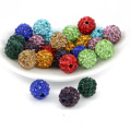 4mm - 18mm couleur mélangée argile ronde Shamballa strass Pave cristal perles pour la fabrication de bijoux, IB00199